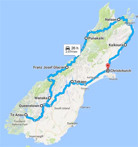 Two Week New Zealand South Island Road Trip Itinerary for 2023