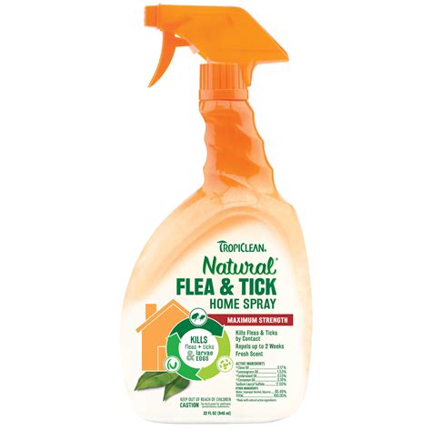 TropiClean Natural* Flea + Tick Home + Dog Spray, 32 fl. oz. | Petco