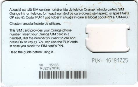 Orange PrePay cartela SIM - without SIM, Orange - SIM Card - Romania - Token - 23502