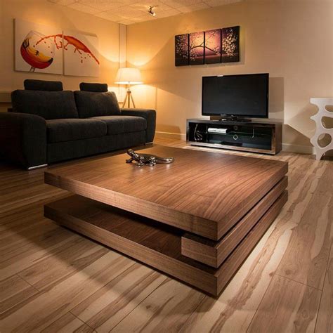 Square Low Coffee Table | Coffee Table Design Ideas