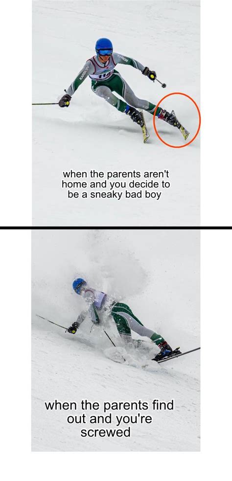 My ski coach made this meme for our gc after our 6th seed wiped out in a race : r/skiing