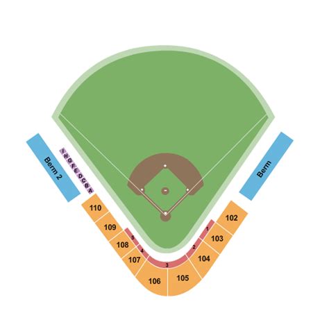 Baseball at Vrooman Field at Springs Brooks Stadium Seating Chart ...