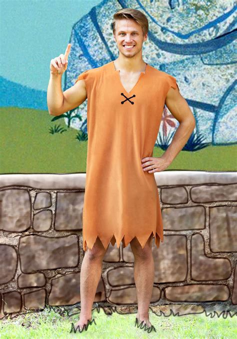 Barney Rubble Adult Costume - Adult Flintstones Costumes