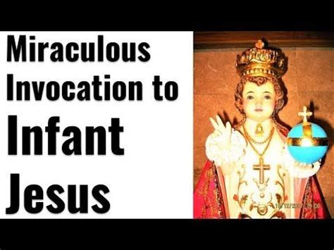 Miraculous Litany to Infant Jesus Prague, Novena prayers, Healing ...