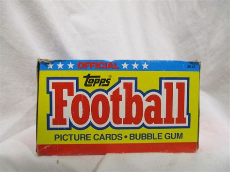 Football Cards, Topps Football Collectible Cards and Stickers Boxes - Etsy