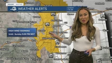 Colorado weather: Breezy and not as cold Sunday across the plains - YouTube