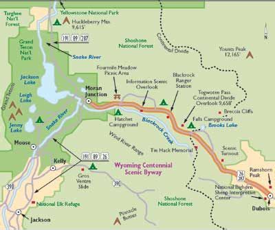 Wilson Ray Berita: Dubois Wyoming Map