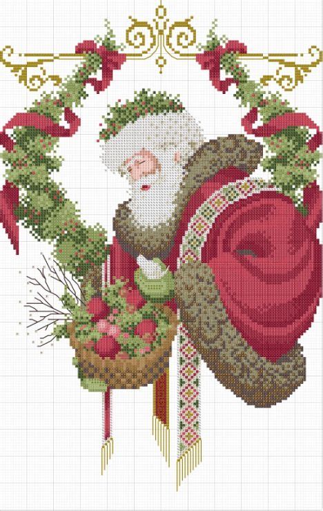 338 best Cross Stitch: Santa Claus images on Pinterest | Punto croce, Christmas cross stitches ...