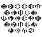 Monogram SVG, PNG, PDF, Monogram Letters SVG, Hexagon Monogram