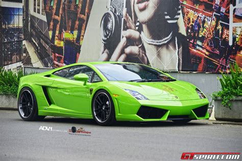 New Car Spirit: Green Lamborghini Gallardo LP560-4 with ADV5.2TS Wheels