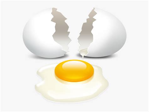 Cracked Egg Vector - Transparent Cracked Egg Clip Art, HD Png Download , Transparent Png Image ...