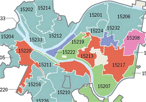 Pittsburgh Zip Code Map – Map Of The World