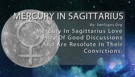 Mercury In Sagittarius Meaning: True And Devoted - SunSigns.Org