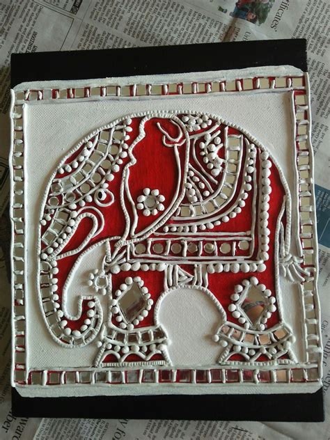 Lippan | Mural art, Clay wall art, Indian folk art