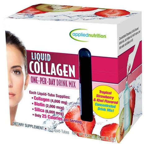 Applied Nutrition Liquid Collagen Drink Mix 4000 mg., 30 Tubes - Walmart.com - Walmart.com