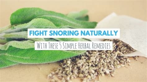 5 Best Herbal Remedies to Fight Snoring Naturally