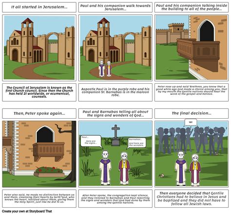 The Council of Jerusalem Storyboard by 5ff0905b