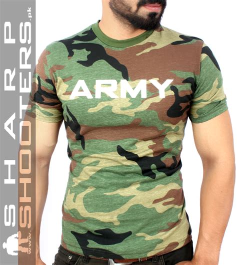 ARMY Camouflage T shirt – Sharp Shooters