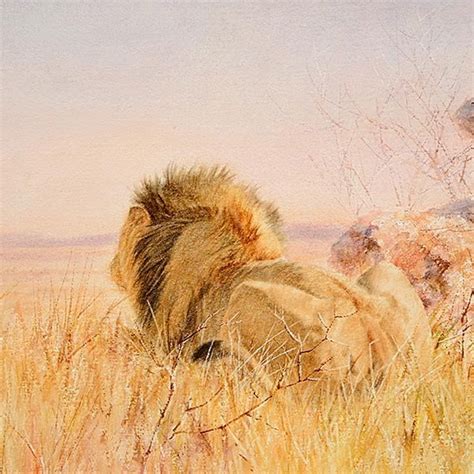 Lion and Gazelle African Safari, by Paul Rose : Lot 119