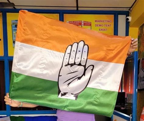 Polyester Congress Party Flag at Rs 99/piece in Hyderabad | ID: 2849705798712