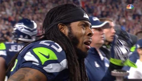 Richard Sherman Reaction Face | Super Bowl XLIX | Know Your Meme