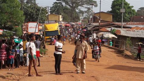 Kenema town, eastern Sierra Leone, one of the areas hardest hit by Ebola