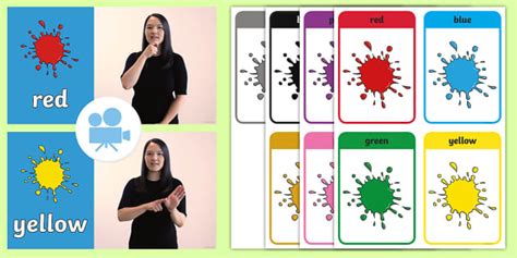 BSL Colours | Colours British Sign Language (BSL) Video Pack