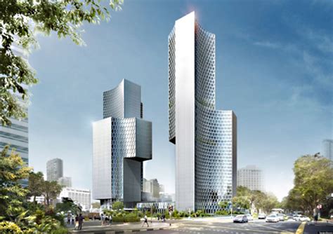 Ole Scheeren Unveils Plans for the Twin Towers Duo in Singapore | HuffPost