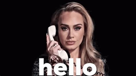 Adele Hello GIF - Adele Hello - Discover & Share GIFs