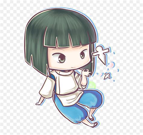 Haku Spirited Away Fanart , Png Download - Studio Ghibli Chibi, Transparent Png - vhv