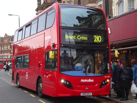 London Bus Routes | Route 210: Brent Cross - Finsbury Park Station | Route 210, Metroline ...