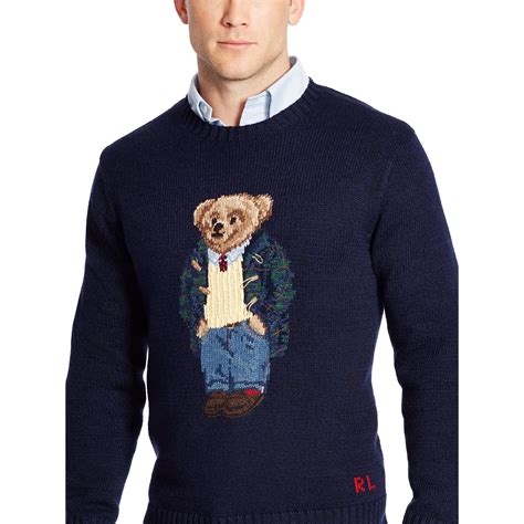 Lyst - Polo Ralph Lauren Preppy Polo Bear Sweater in Blue for Men