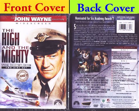 The High and the Mighty DVD (John Wayne) 1954, Brand New