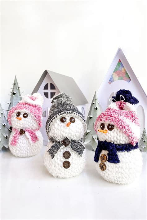 Cute Snowman Craft For Your DIY Christmas Decor