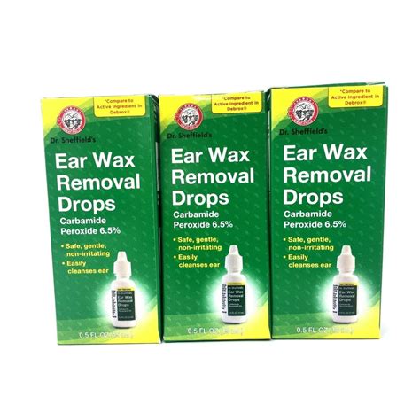 Ear Wax Removal Drops 0.5 oz- pack of 3 - Walmart.com - Walmart.com