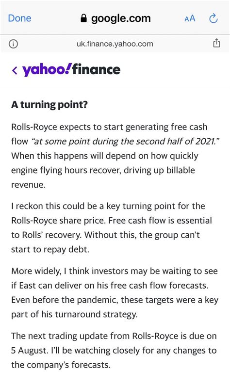 Earnings Report AUG 5 2021 : r/RYCEY