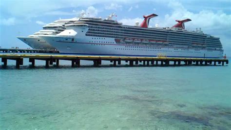 Port of Cozumel, Mexico; Carnival Cruise Lines - YouTube