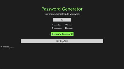Download Awesome Password Generator