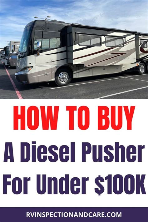 Buy A Luxury Motorhome Under $100K | Class a rv, Motorhome, Diesel ...