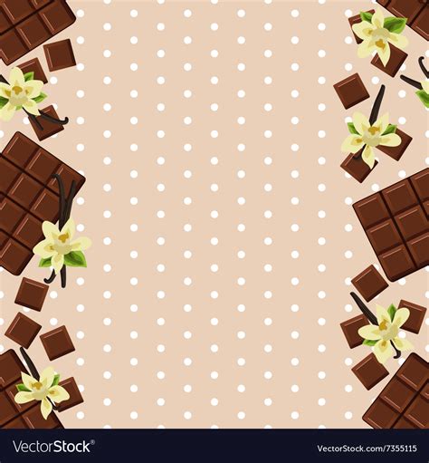 Chocolate background Royalty Free Vector Image