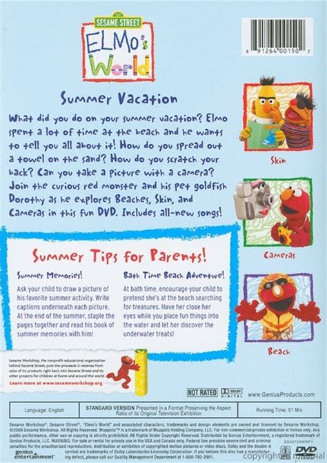 Elmo's World: Summer Vacation (DVD 2008) | DVD Empire