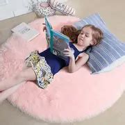 Fluffy Circle Rug Perfect Room Decor Baby Kids Teen Dorm - Temu