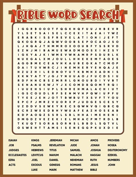 Bible Word Search For Kids Printable Word Search Printable Printable | Images and Photos finder