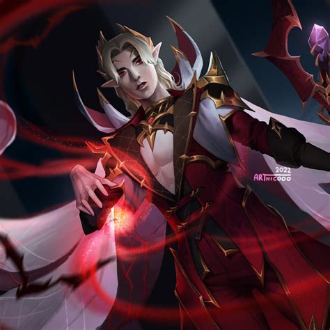 ArtStation - Crimson Wings Cecilion collector skin fan art