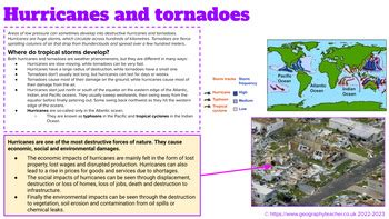 Hurricanes And Tornadoes (Where They Form, How They form, Tornado ...