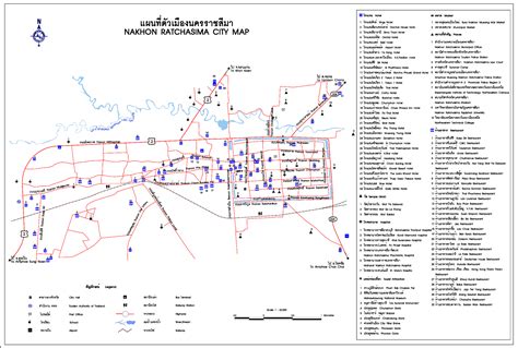 Nakhon Ratchasima City Map - Nakhon Ratchasima Thailand • mappery