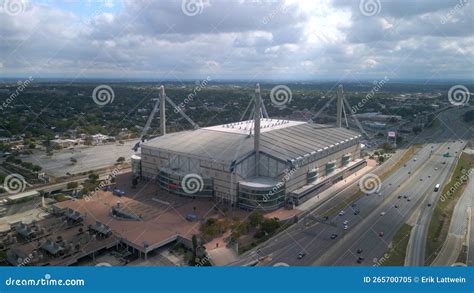 Alamodome Stadium in San Antonio Texas from Above - SAN ANTONIO, UNITED ...