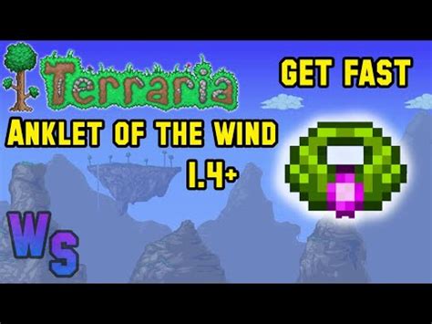 Terraria how to get Anklet of the Wind on 1.4.4.9 (SEED) *Under 2 ...