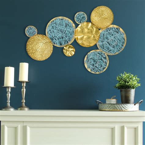 Stratton Home Decor Jewels of the Sea Metal Plates Wall Decor - Walmart.com - Walmart.com