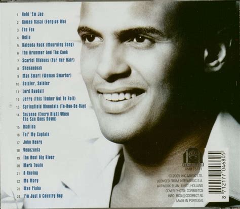 Harry Belafonte CD: Sings 24 Calypso & Folk Songs (CD) - Bear Family ...